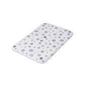 handgeschilderde polka stippen badmat (Gekanteld)