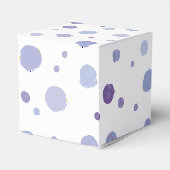 handgeschilderde polka stippen bedankdoosjes (Achterkant)