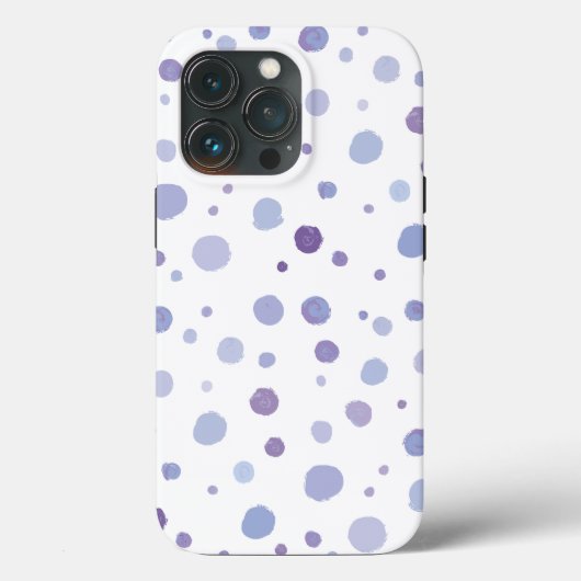 handgeschilderde polka stippen Case-Mate iPhone case (Achterkant)