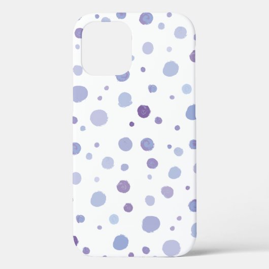handgeschilderde polka stippen Case-Mate iPhone case (Achterkant)