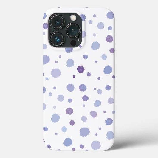 handgeschilderde polka stippen Case-Mate iPhone case (Achterkant)