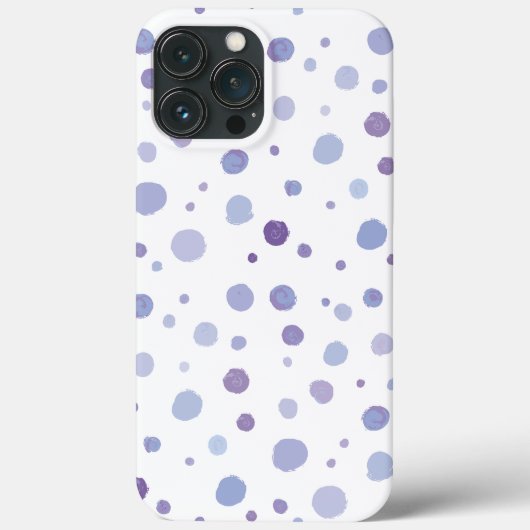 handgeschilderde polka stippen Case-Mate iPhone case (Achterkant)