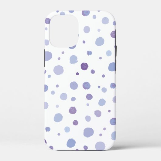 handgeschilderde polka stippen Case-Mate iPhone case (Achterkant)