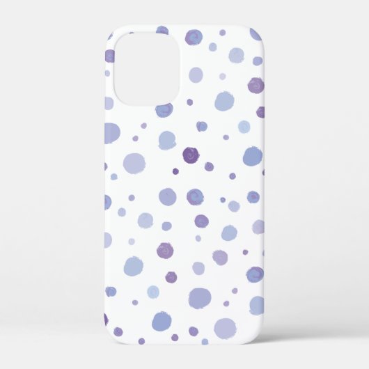 handgeschilderde polka stippen Case-Mate iPhone case (Achterkant)