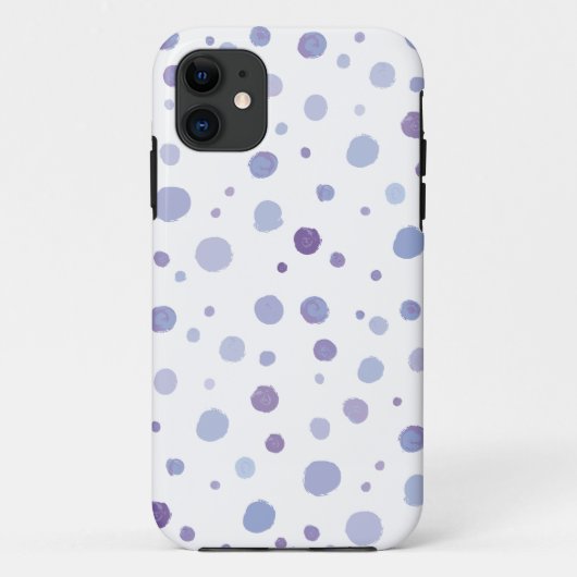 handgeschilderde polka stippen Case-Mate iPhone case (Achterkant)