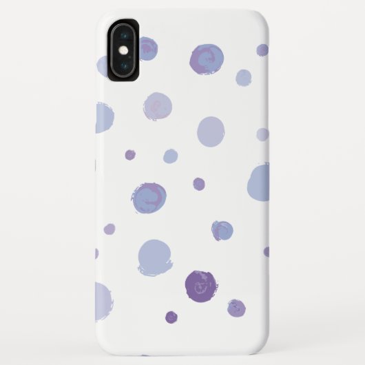 handgeschilderde polka stippen Case-Mate iPhone case (Achterkant)