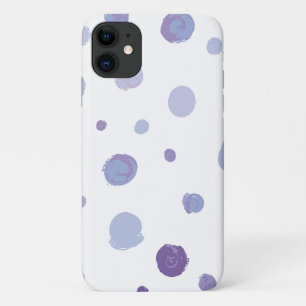 handgeschilderde polka stippen Case-Mate iPhone case
