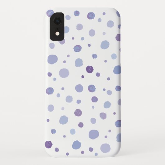 handgeschilderde polka stippen Case-Mate iPhone case (Achterkant)