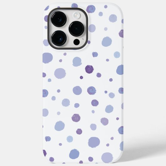 handgeschilderde polka stippen Case-Mate iPhone case (Achterkant)