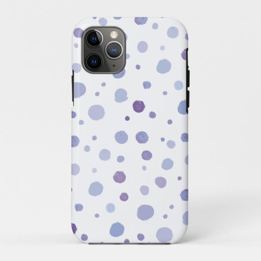 handgeschilderde polka stippen Case-Mate iPhone case (Achterkant)