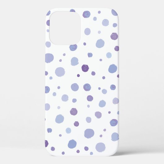 handgeschilderde polka stippen Case-Mate iPhone case (Achterkant)