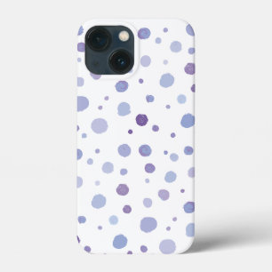 handgeschilderde polka stippen Case-Mate iPhone case