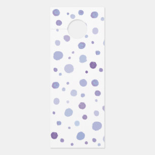 handgeschilderde polka stippen deurhanger