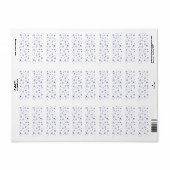 handgeschilderde polka stippen etiket (Full Sheet)