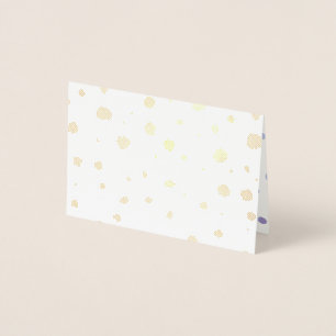 handgeschilderde polka stippen folie kaarten