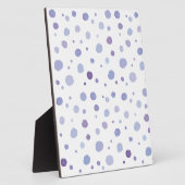 handgeschilderde polka stippen fotoplaat (Zijkant)