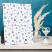 handgeschilderde polka stippen fotoplaat (Zijkant)