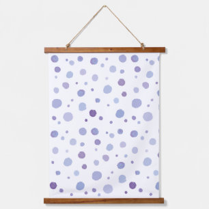 handgeschilderde polka stippen hangend wandkleed