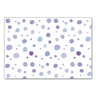 handgeschilderde polka stippen kaart