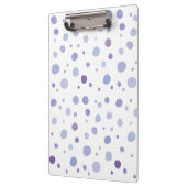 handgeschilderde polka stippen klembord (Links)