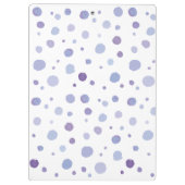 handgeschilderde polka stippen klembord (Achterkant)