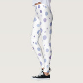 handgeschilderde polka stippen leggings (Links)