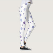 handgeschilderde polka stippen leggings (Rechts)