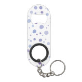 handgeschilderde polka stippen mini flessenopener (Achterkant)