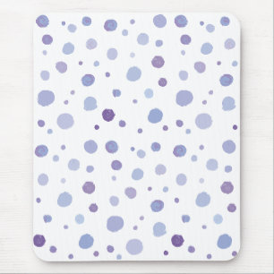 handgeschilderde polka stippen muismat