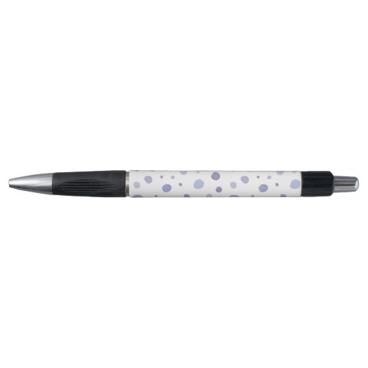 handgeschilderde polka stippen pen (Voorkant)