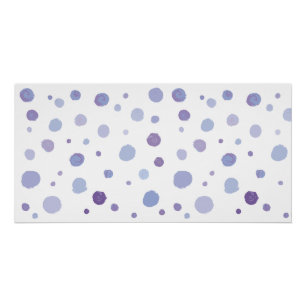 handgeschilderde polka stippen perfect poster