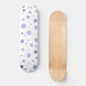 handgeschilderde polka stippen persoonlijk skateboard (Voorkant)