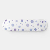 handgeschilderde polka stippen persoonlijk skateboard (Horizontaal)