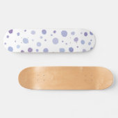 handgeschilderde polka stippen persoonlijk skateboard (Horizontaal)