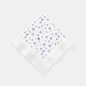 handgeschilderde polka stippen servet (Hoek)
