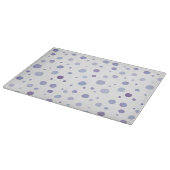 handgeschilderde polka stippen snijplank (Hoek)