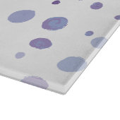 handgeschilderde polka stippen snijplank (Hoek)