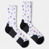 handgeschilderde polka stippen sokken (Rechts)