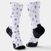 handgeschilderde polka stippen sokken (Gebogen)
