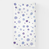 handgeschilderde polka stippen spandoek (Verticaal)