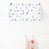 handgeschilderde polka stippen spandoek (Insitu)