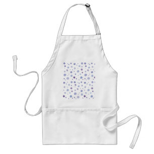 handgeschilderde polka stippen standaard schort