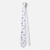 handgeschilderde polka stippen stropdas (Voorkant)