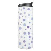 handgeschilderde polka stippen thermosbeker (Gedraaid links)