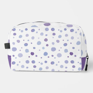 handgeschilderde polka stippen toilettasje