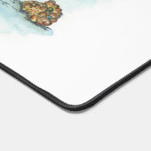 Handgeschilderde print van Coral Reef Muismat Bureaumat (Hoek)