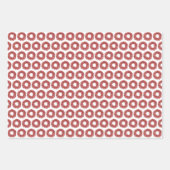 Handgeschilderde rode winterbes krans Kerstmis Inpakpapier Vel (Voorkant)