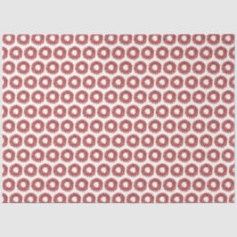 Handgeschilderde rode winterbes krans Kerstmis Tissuepapier