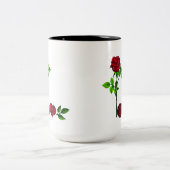 Handgeschilderde Rozen Mok – Romantische Floral Co (Center)