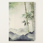 Handgeschilderde Schattigee bedreigde rode panda Notitieboek (Achterkant)